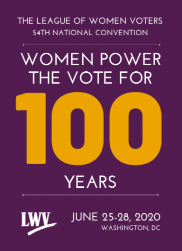 2020 LWV Convention Logo