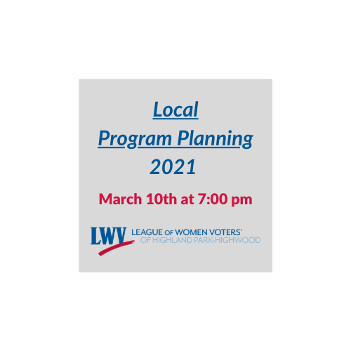 Local Program Planning 2021-22