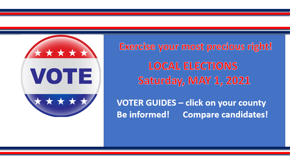 Exercise your most precious right!  Local Elections 