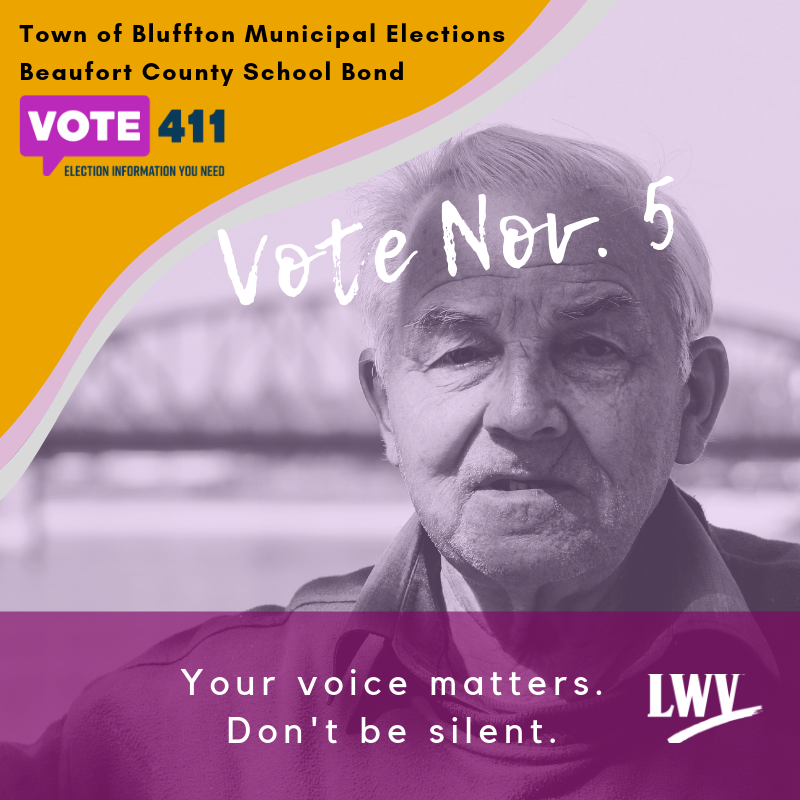 Vote Nov. 5. Your voice matters. Don't be silent. 