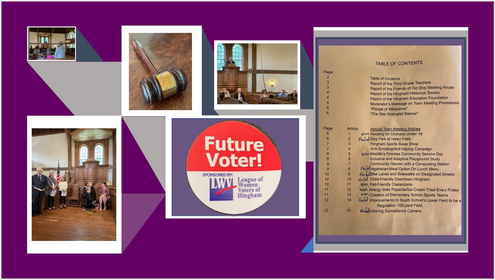 Hingham 3rd Grade Town Meeting