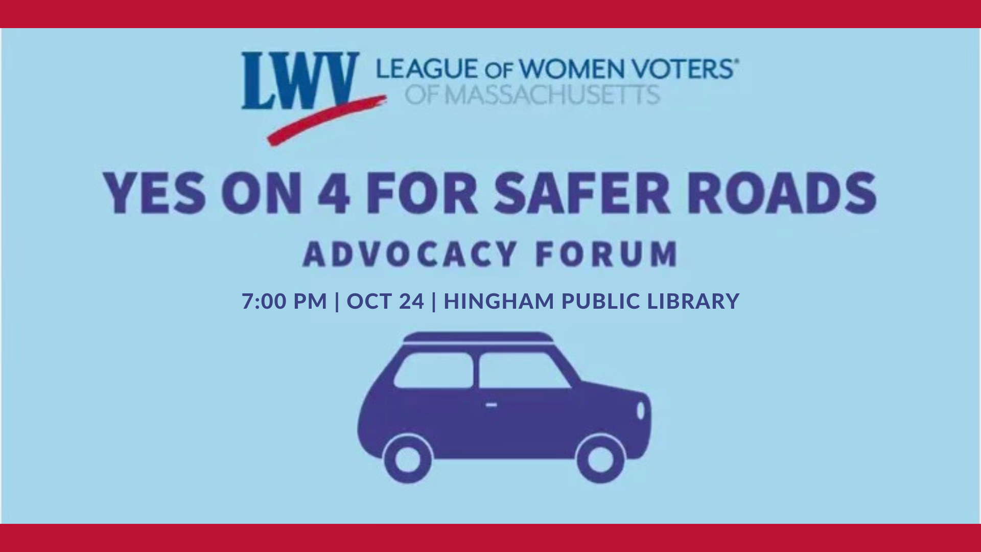 Question 4 LWV Hingham Forum