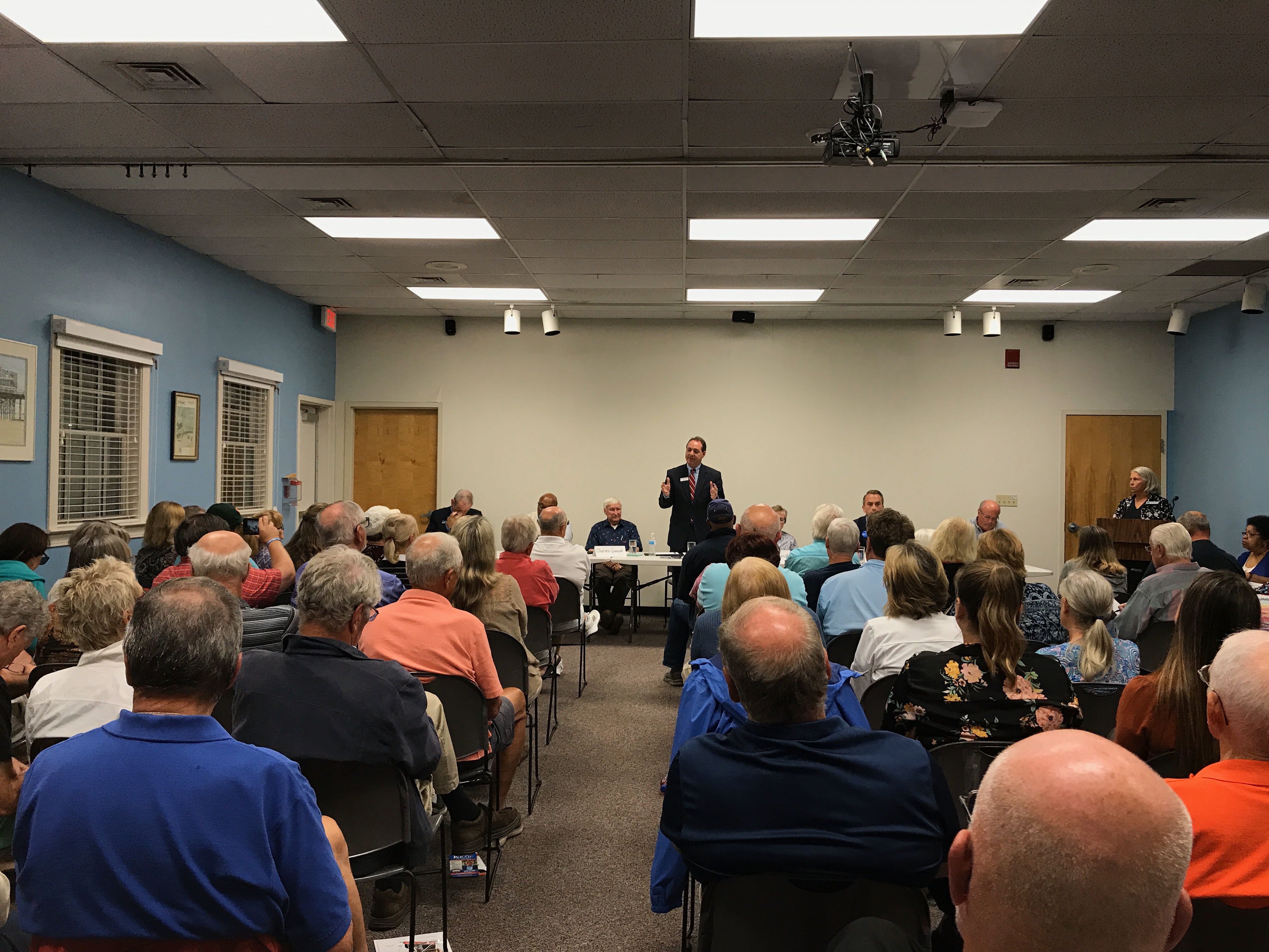 LWVHC moderating MB City Council Candidate Forum, Oct 2019