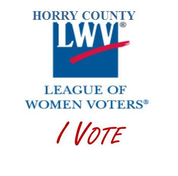 LWVHC logo - I Vote