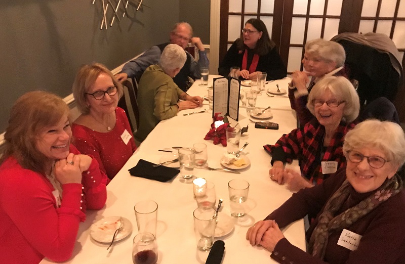 LWV Hudson Members at 2019 social