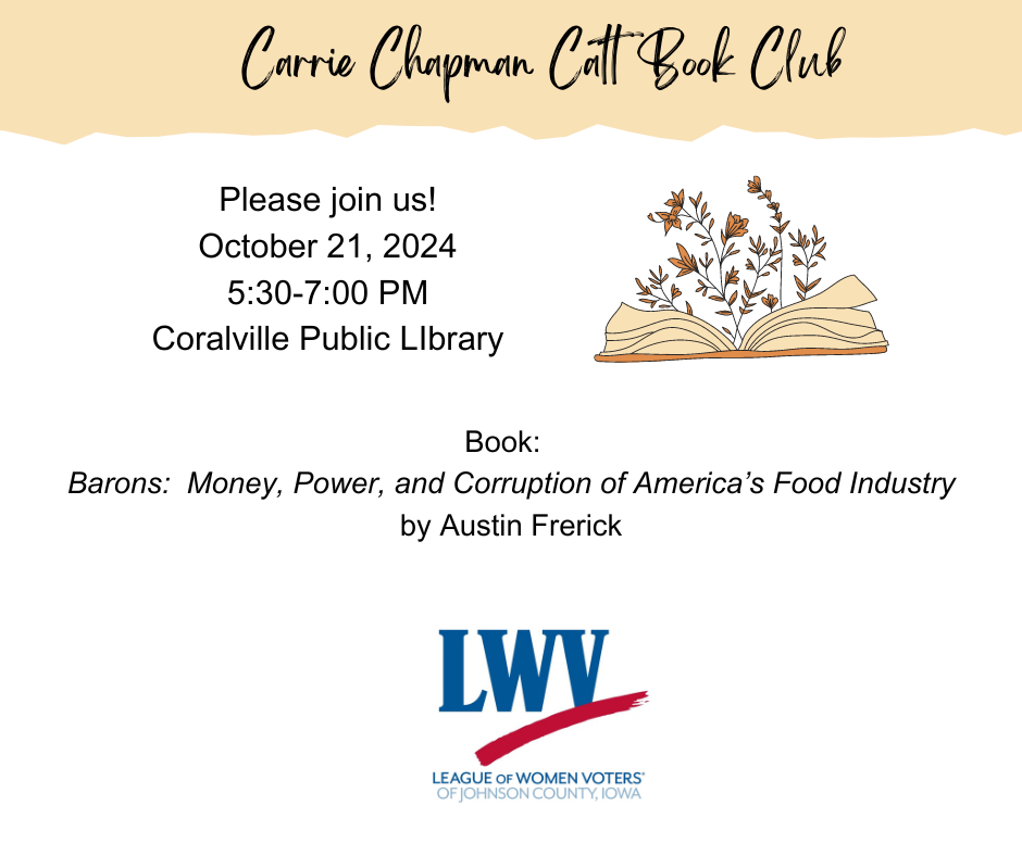 Bookclub, Carrie Chapman Catt Bookclub