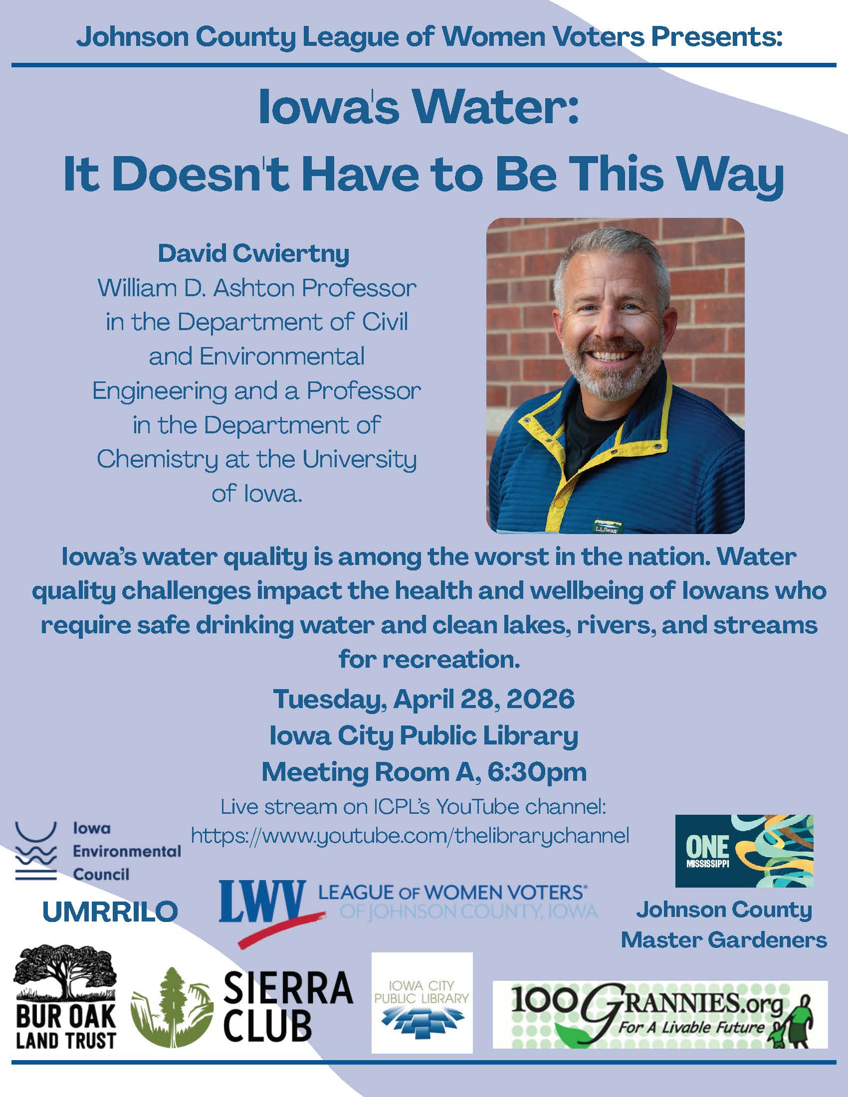 Iowa's Water    Education Event          Water