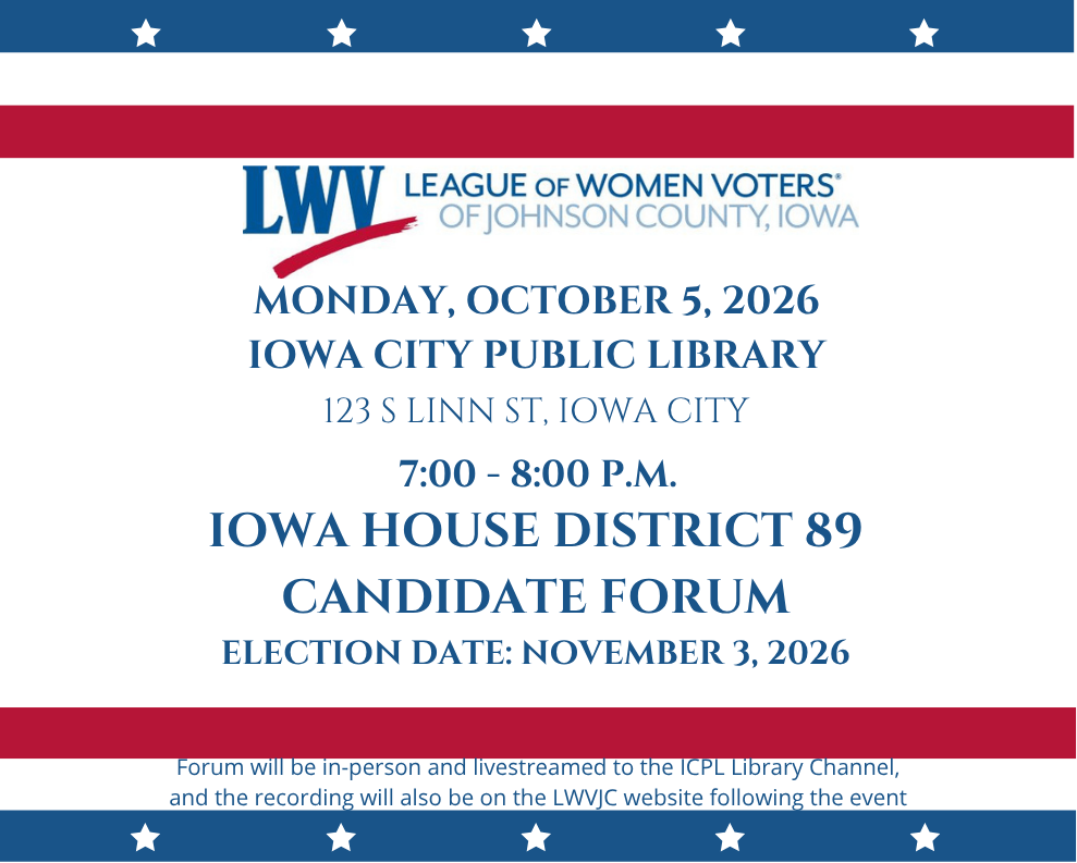 District 89 Candidate Forum