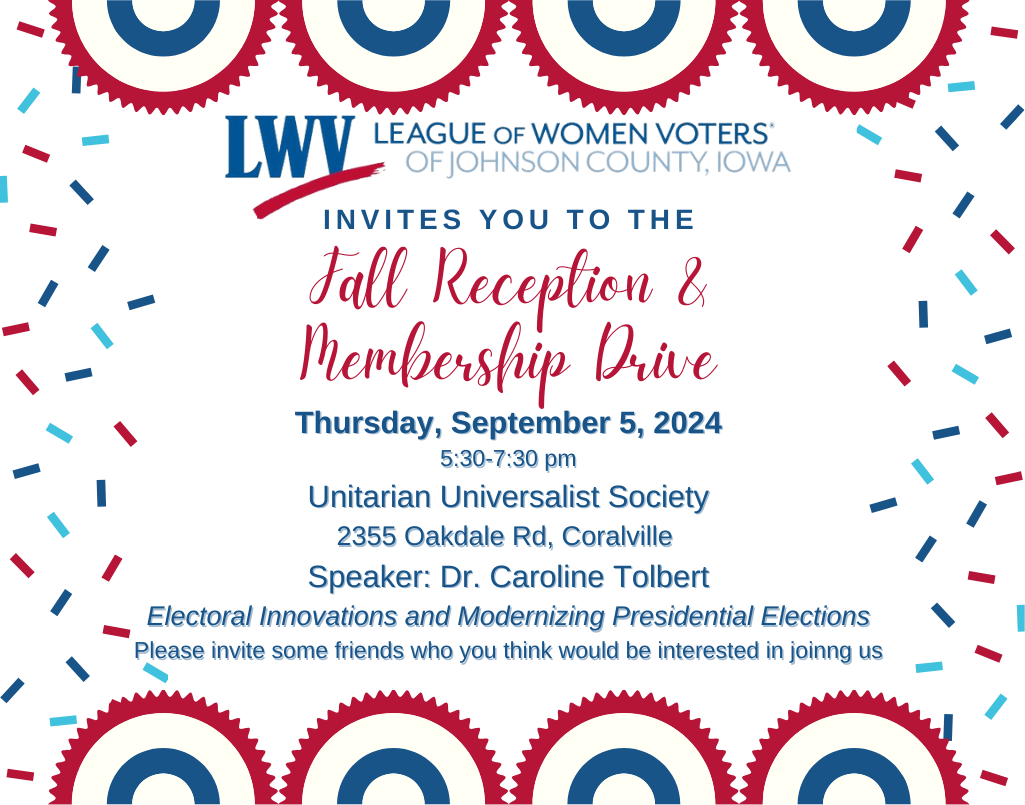 Fall Reception and Membership Drive