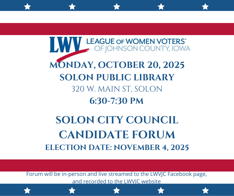 Candidate Forum, Solon