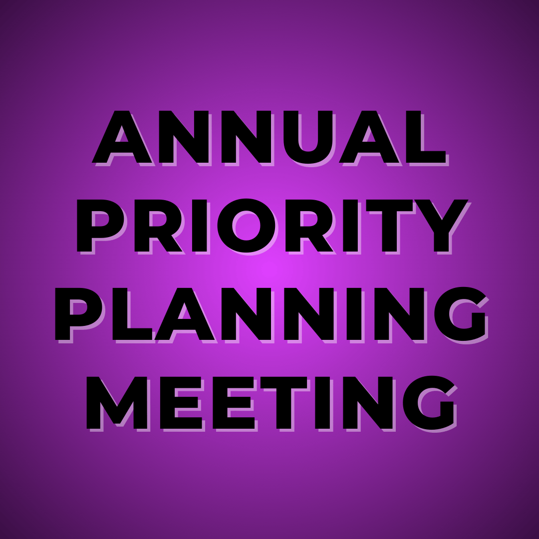 Annual Priority Planning Meeting