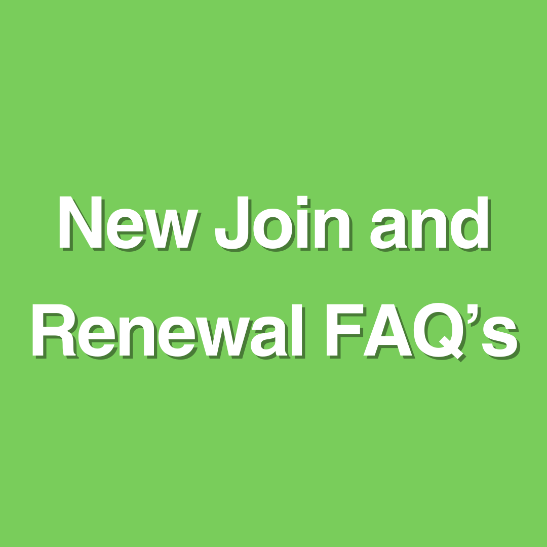 Join and Renewal FAQ