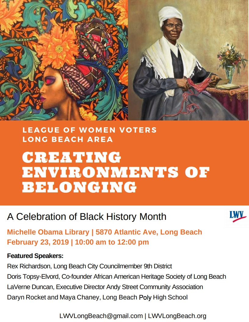 2019 Black History Month flyer