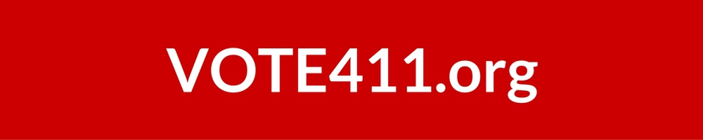 Vote 411.org banner Vote 411.org banner