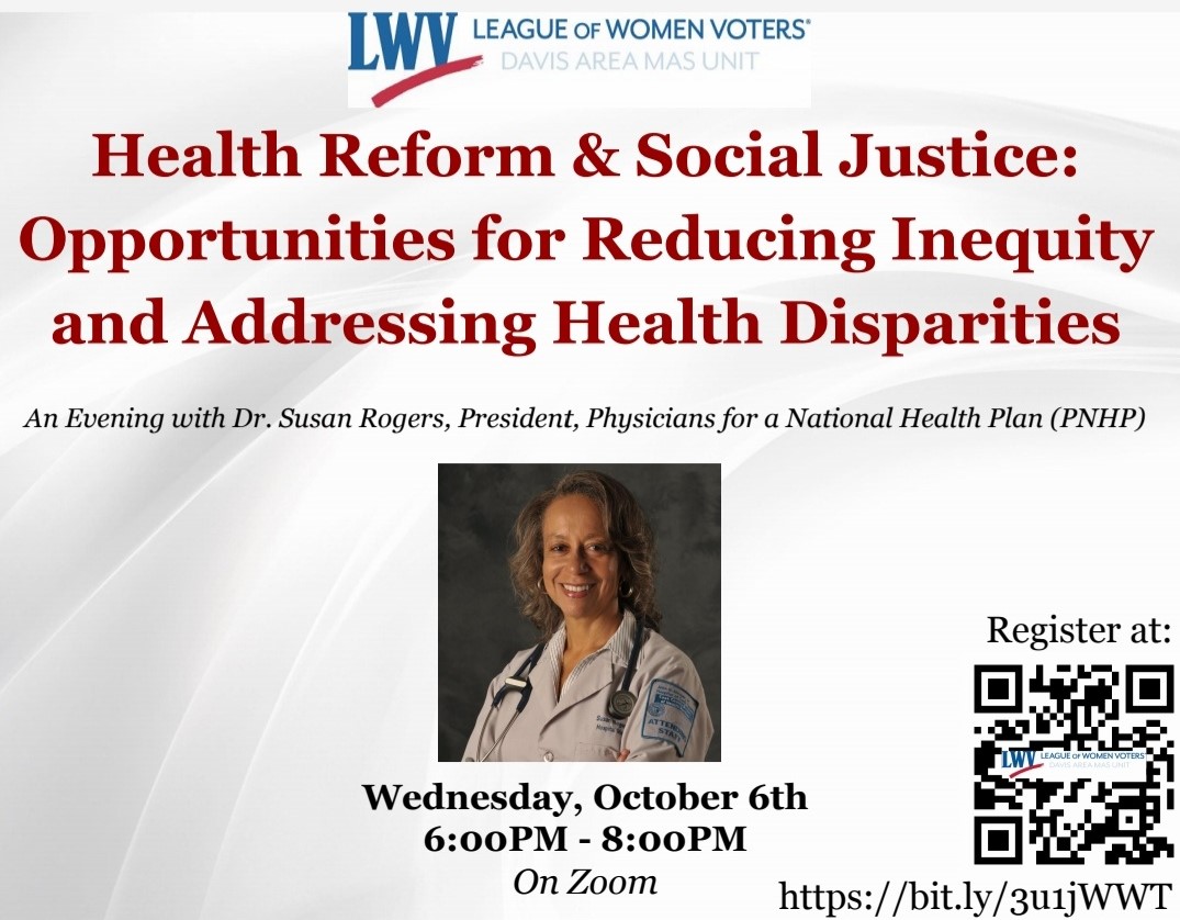 Health Reform & Social Justice: Opportunities for Reducing Inequity and Addressing Health Disparities