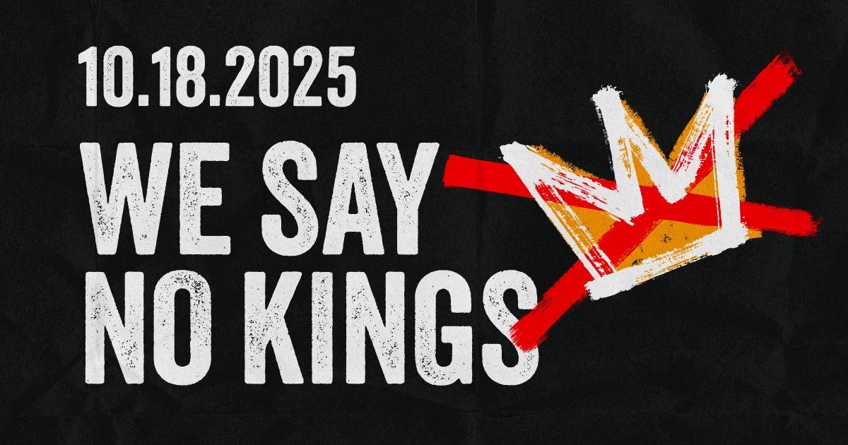 NO KINGS DAY