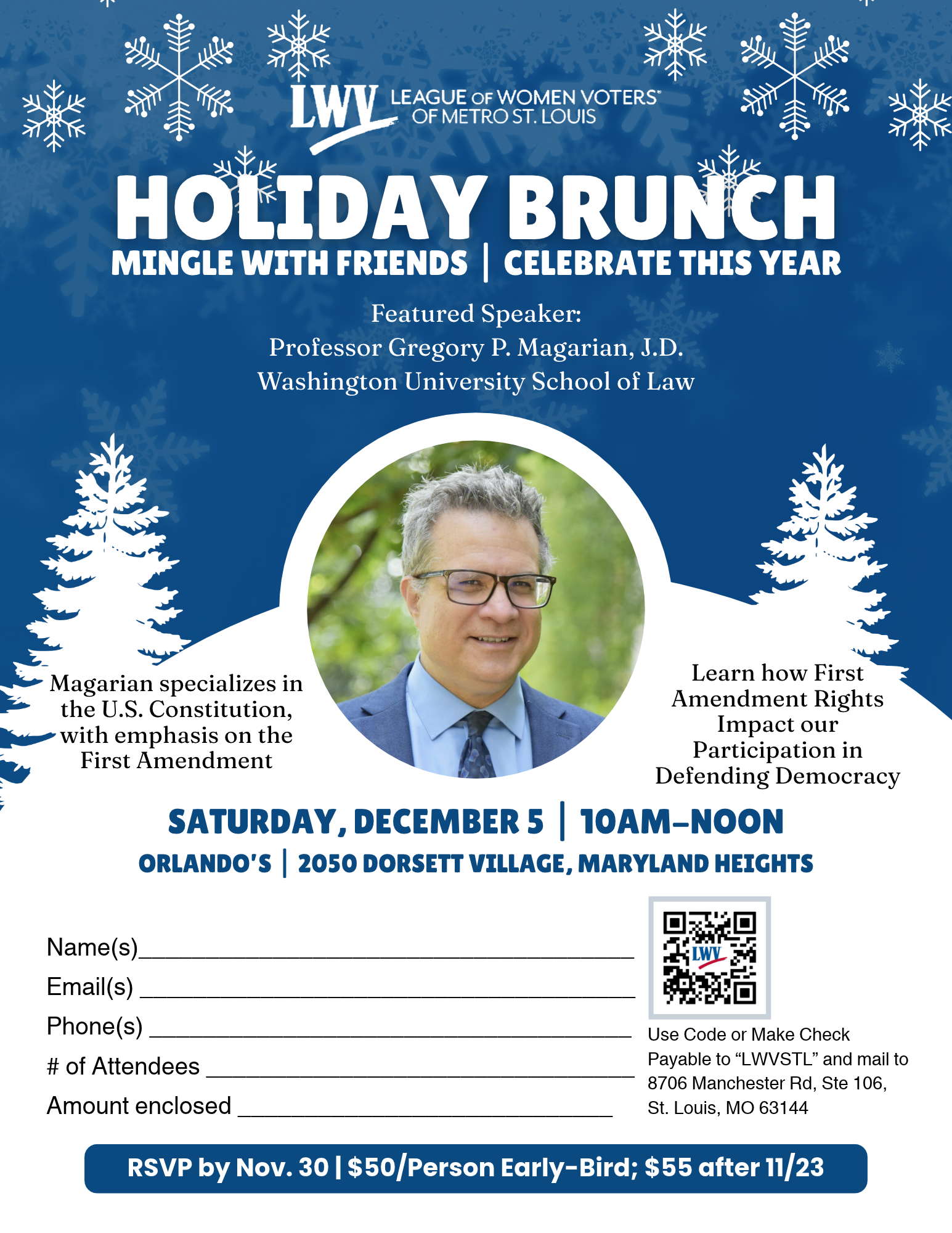 2026 Holiday Brunch Registration Form