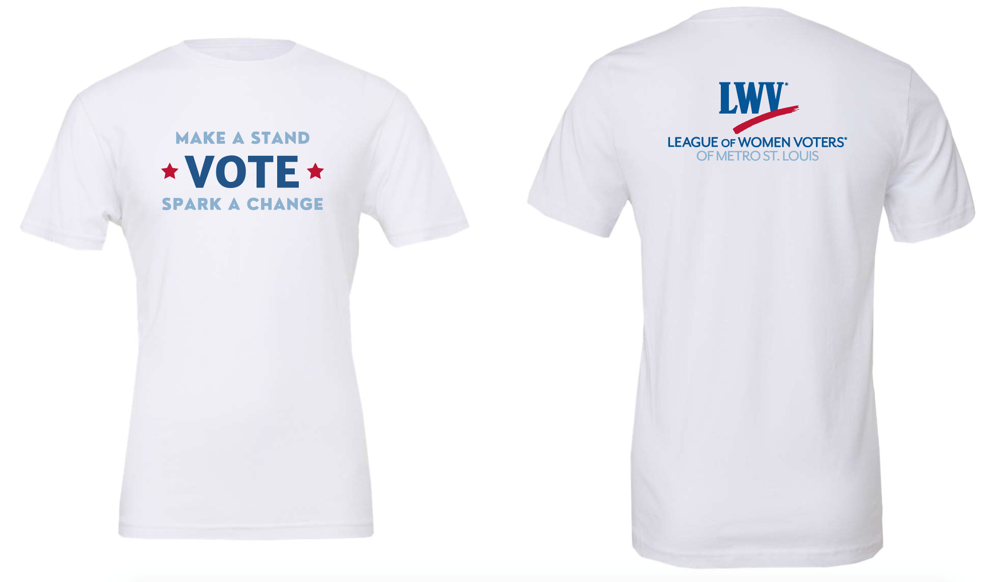 LWVSTL white t-shirt