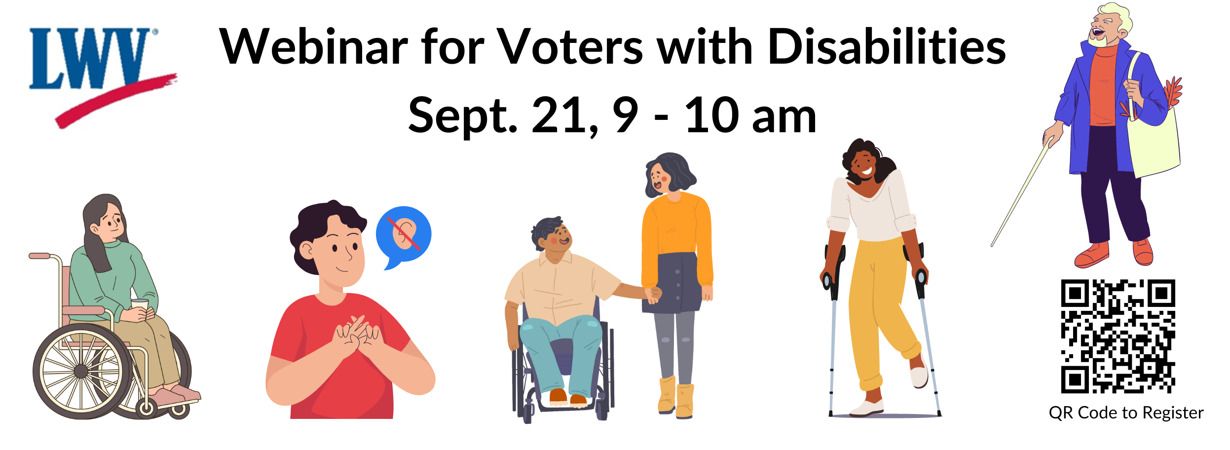 Webinar on Sept. 21 for voters with disabilities