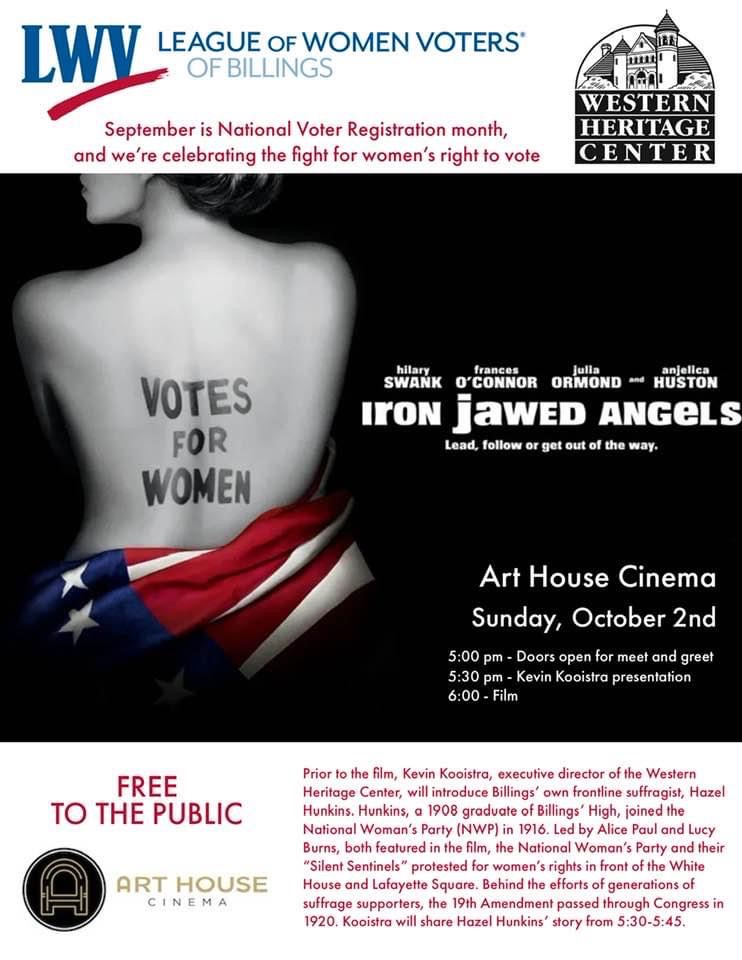 Iron Jawed Angels At The Art House Cinema MyLO Iron Jawed Angels At The Art House Cinema MyLO