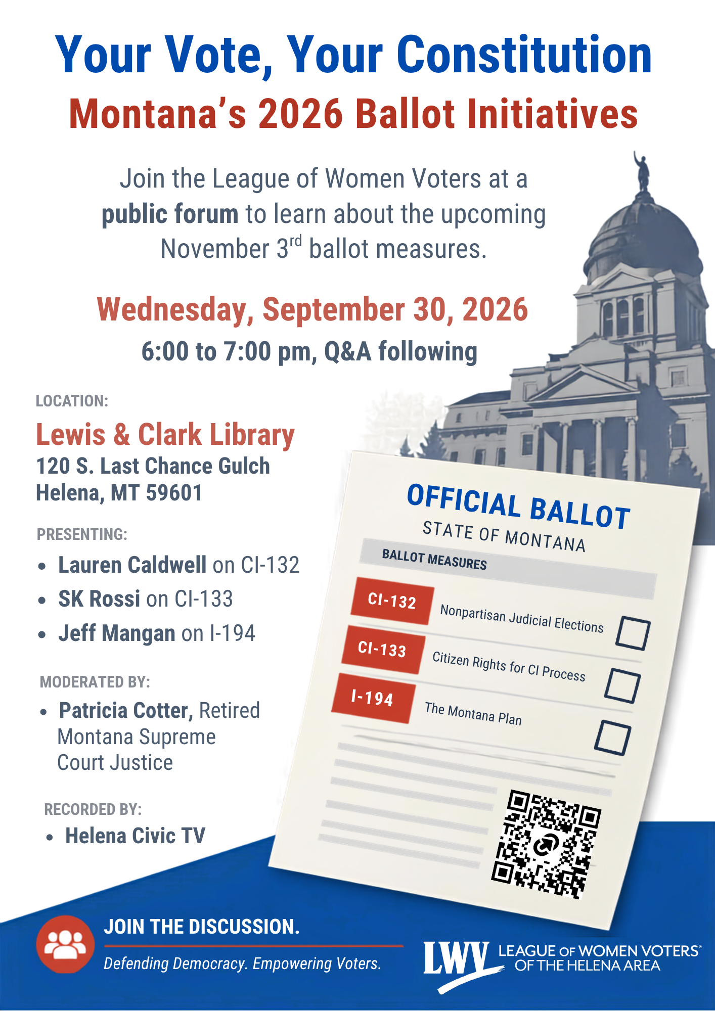 Ballot Issues event
