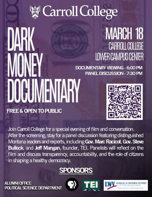 Dark Money screening at Carroll College