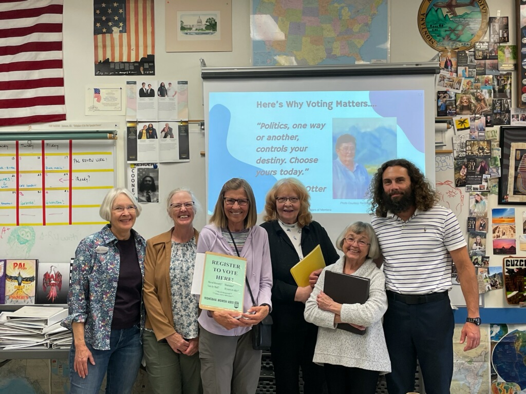 Civics Education volunteers with Ryan Cooney