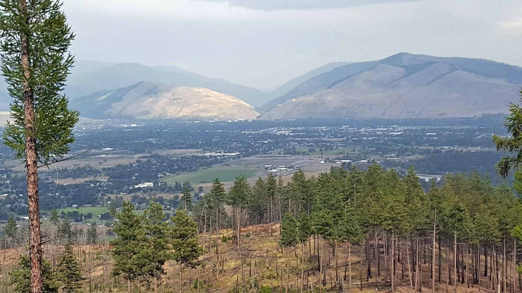 Photo of Missoula Valley from Blue Mountain
