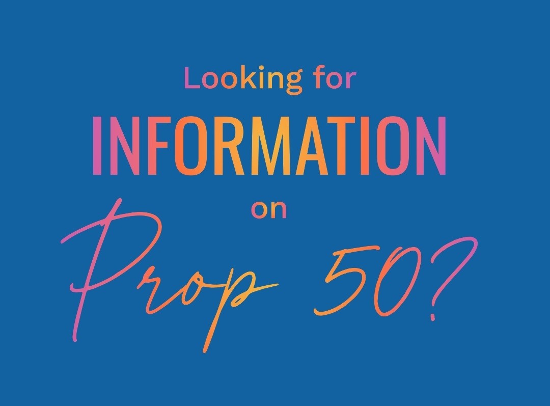 Proposition 50 Information