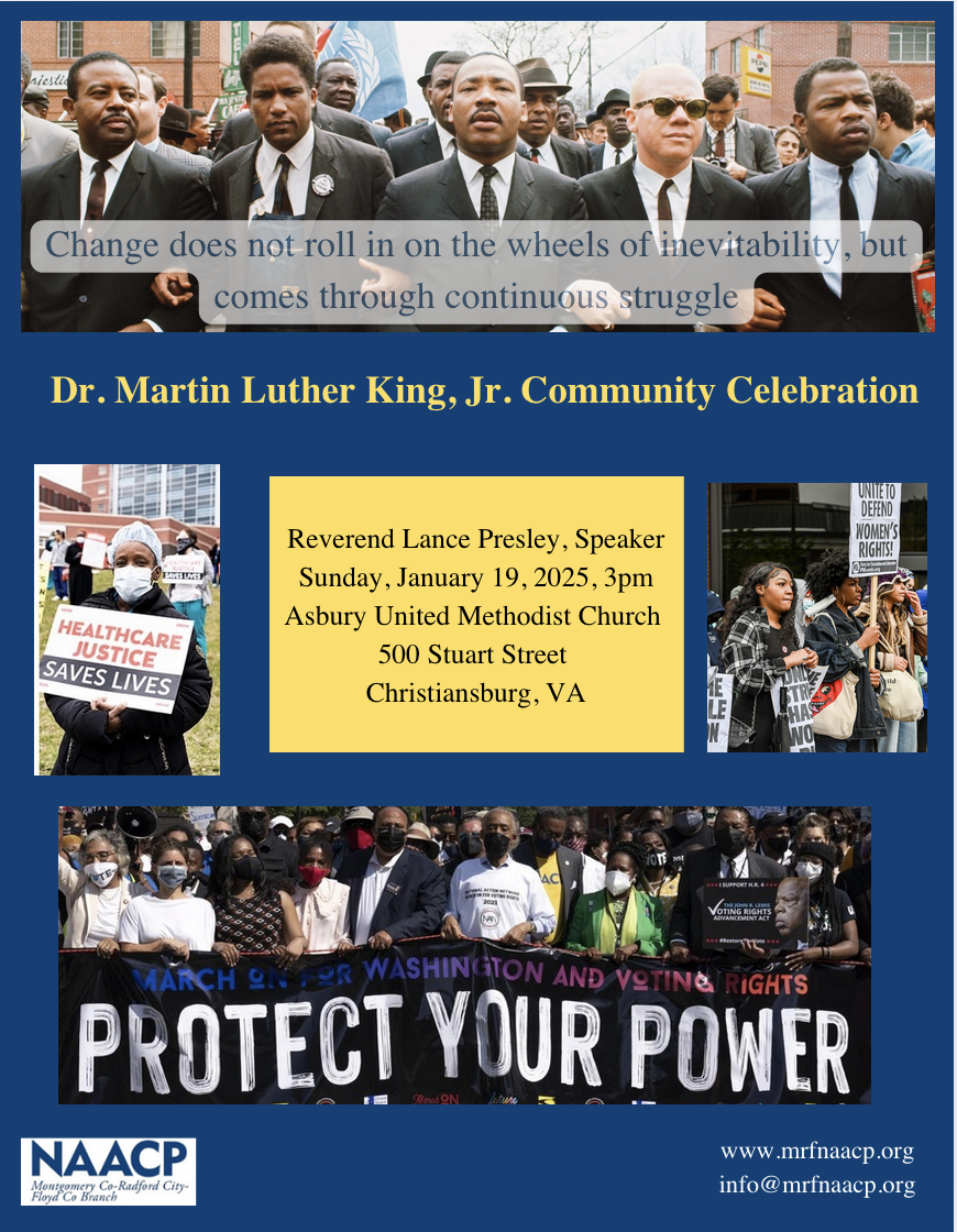 Dr Martin Luther King, Jr. Community Celebration, January 19, 2025