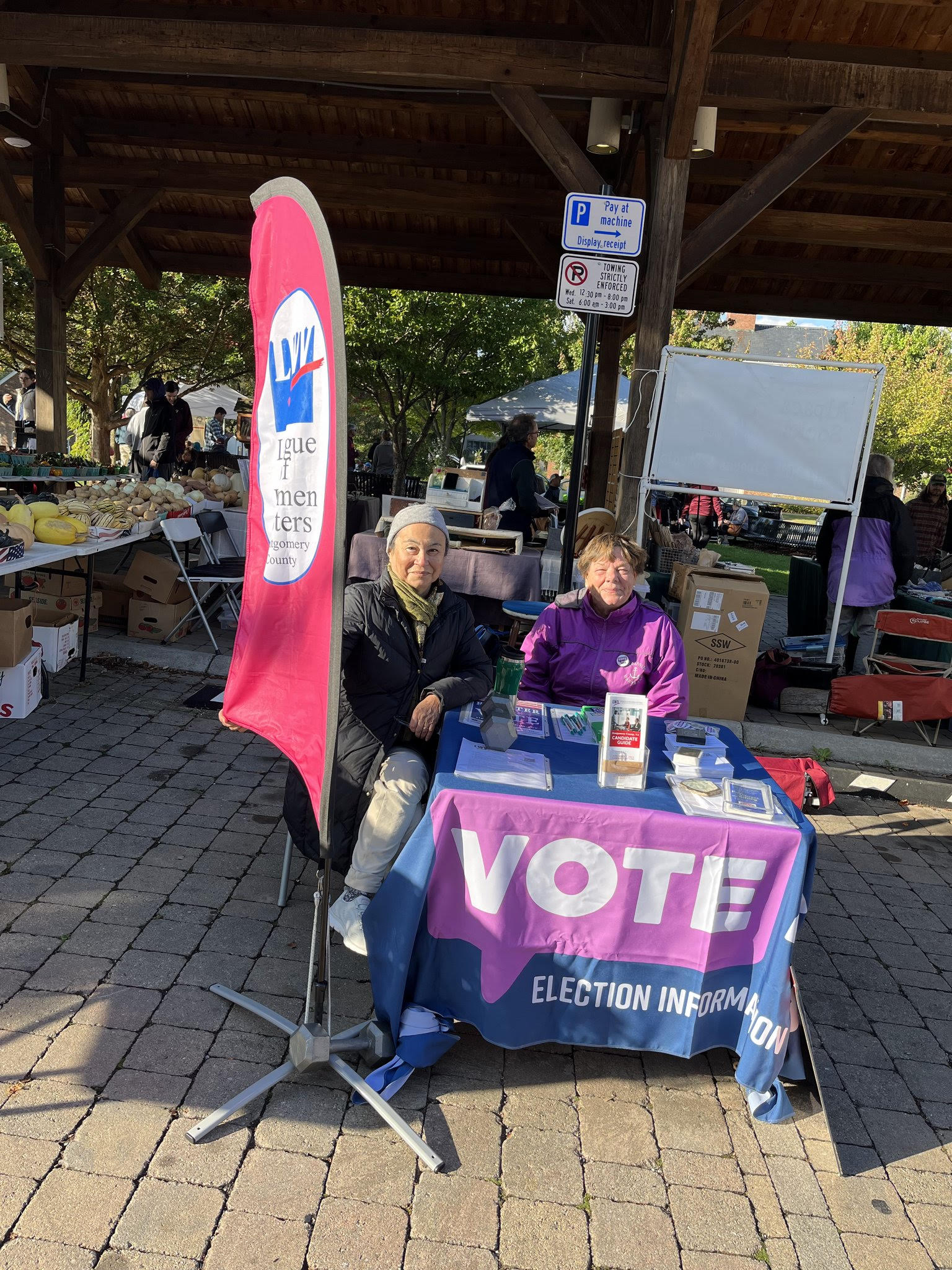 Blacksburg Farmers Market voter registration