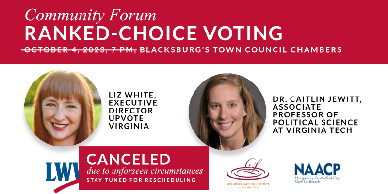 2023 Community Forum: Ranked-Choice Voting