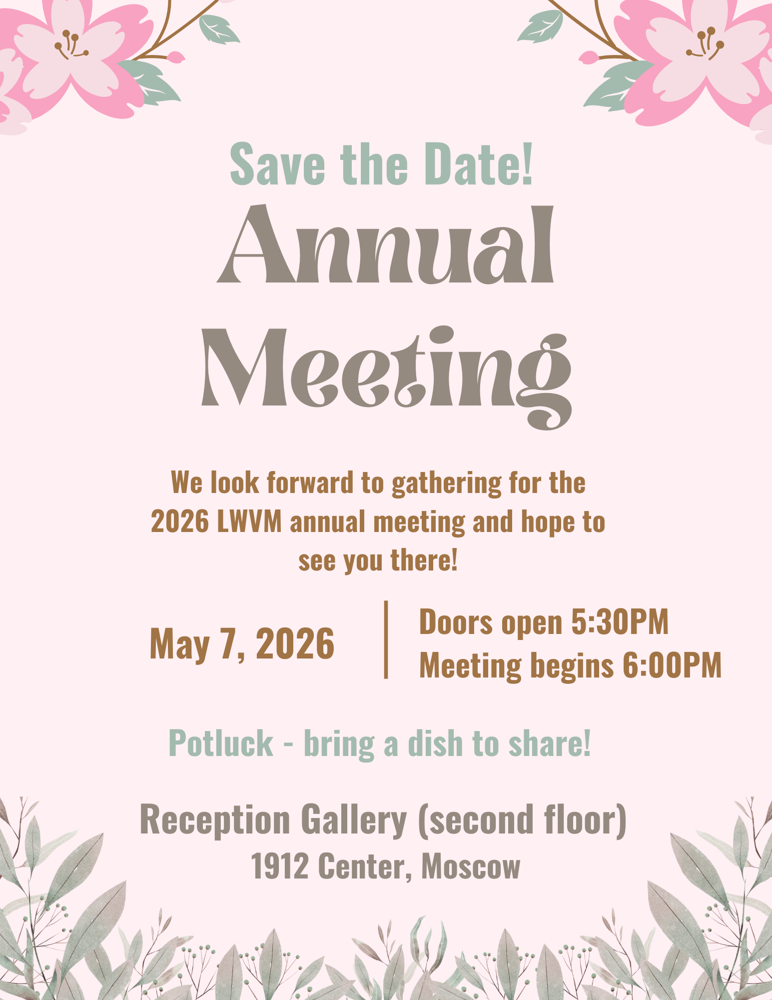 Advertisement for Speaker Series event