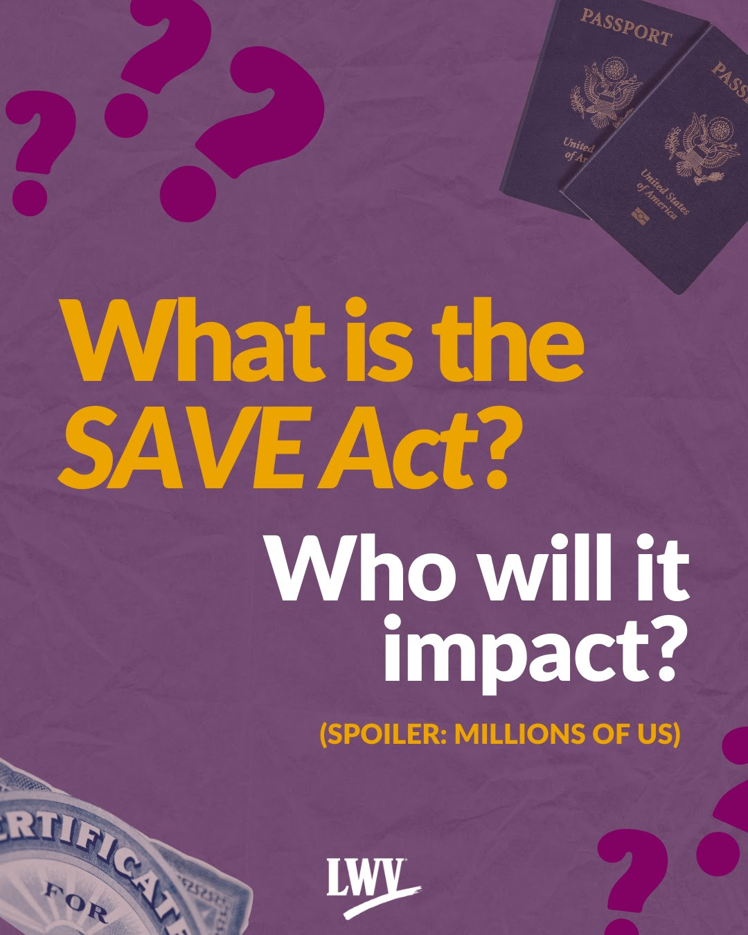What is the SAVE Act?