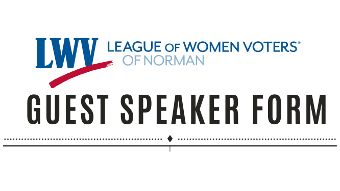 Guest Speaker Form Words and Logo