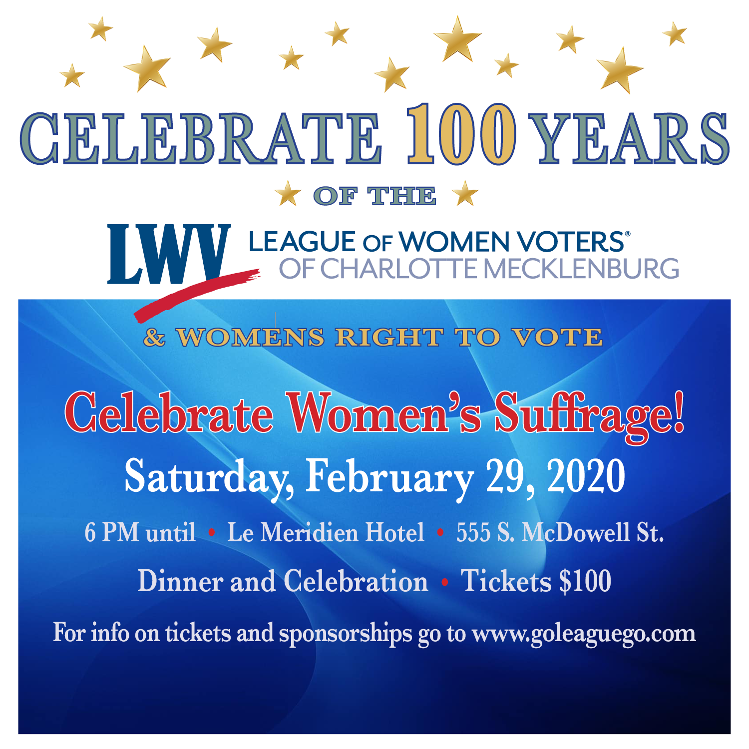 Celebrating 100 Years of the League and Women's Right to Vote