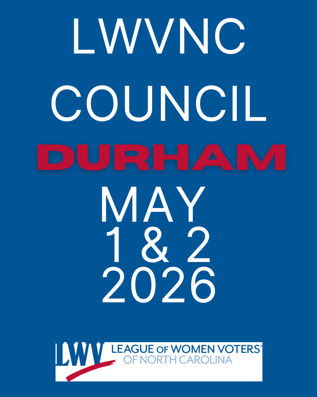 LWVNC Council 2026