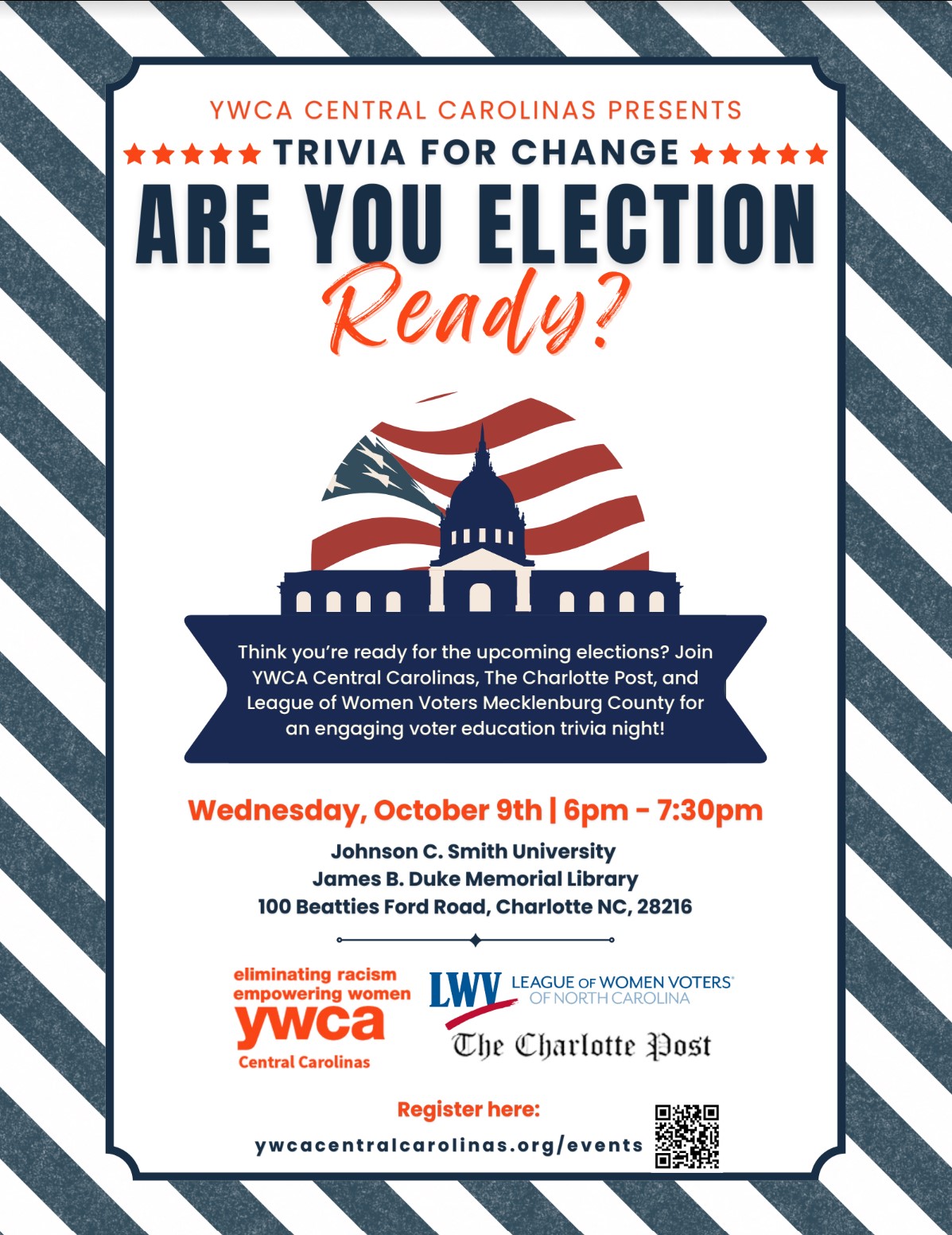 Trivia for Change Event hosted by YWCA, LWVNC and The Charlotte Post