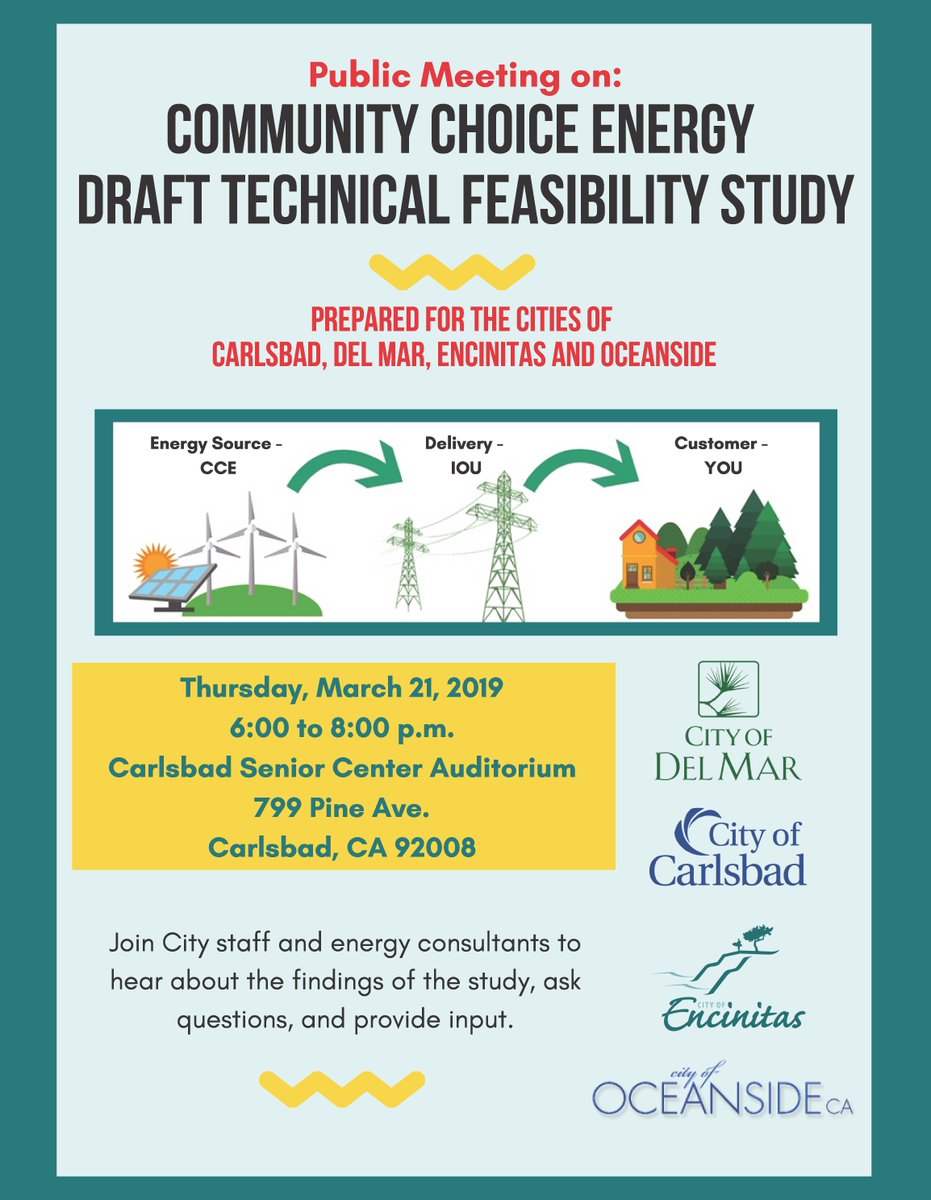Community Choice Energy Public Meeting on Community Choice Energy Draft Technical Feasibility Study
