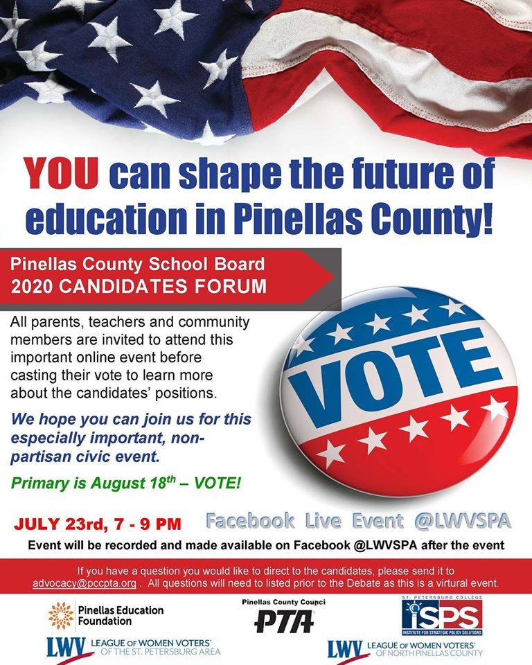 Pinellas County School Board 2020 Candidates Forum MyLO