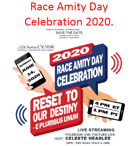 Race Amity Day Nationwide Celebration Race Amity Nationwide Celebration Announcement