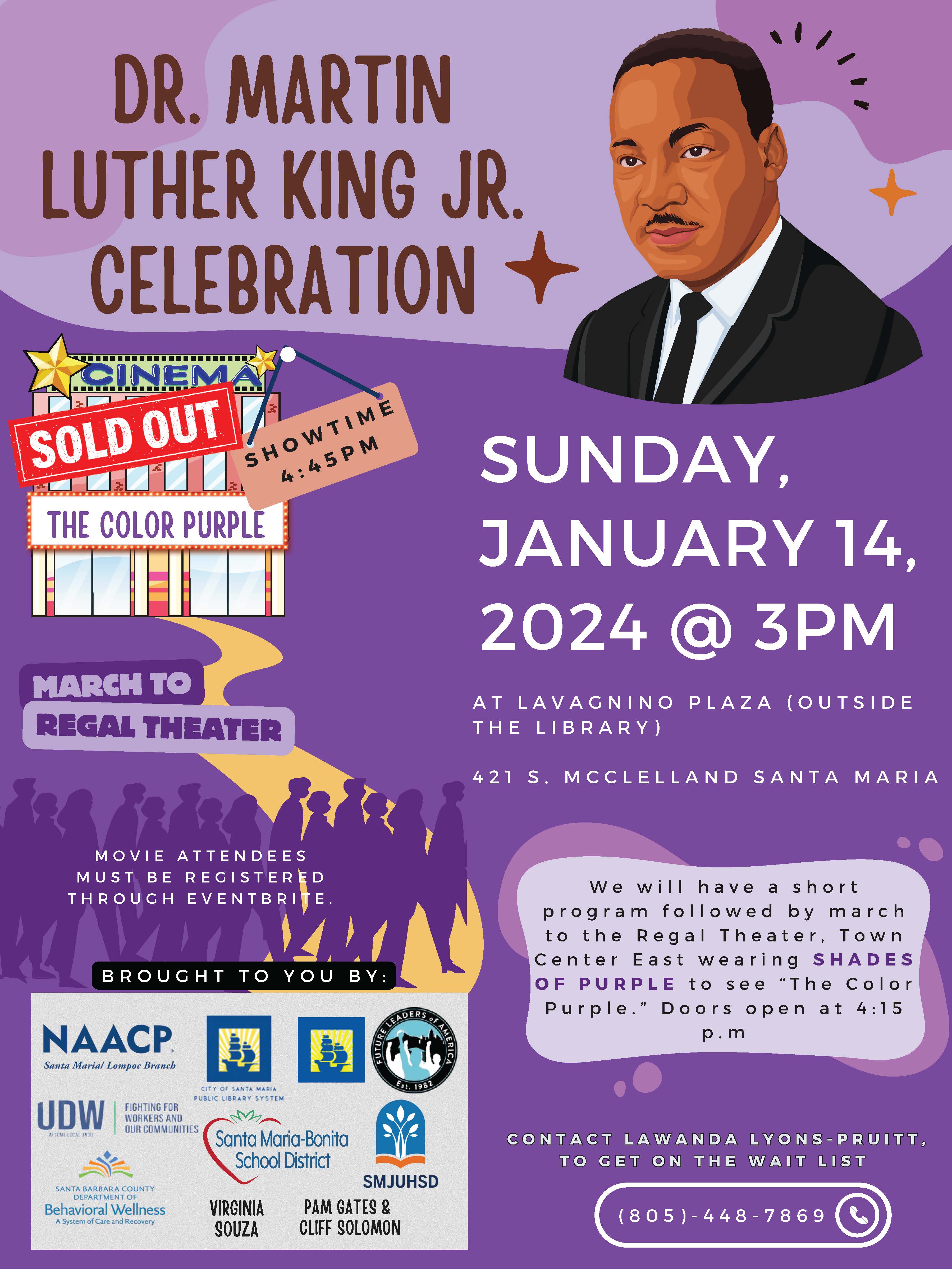 Dr. MLK Jr. Celebration, Santa Maria CA