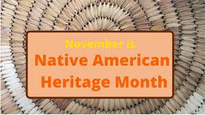 woven texture background November native heritage month