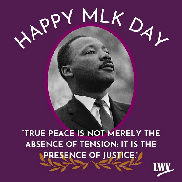 MLK image and quote