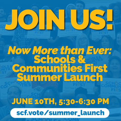 Schools and Communities First Tele-Town Hall event