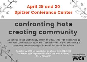 confronting hate poster