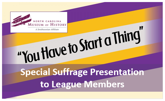 Webinar: "You Have to Start a Thing" - Women's Suffrage