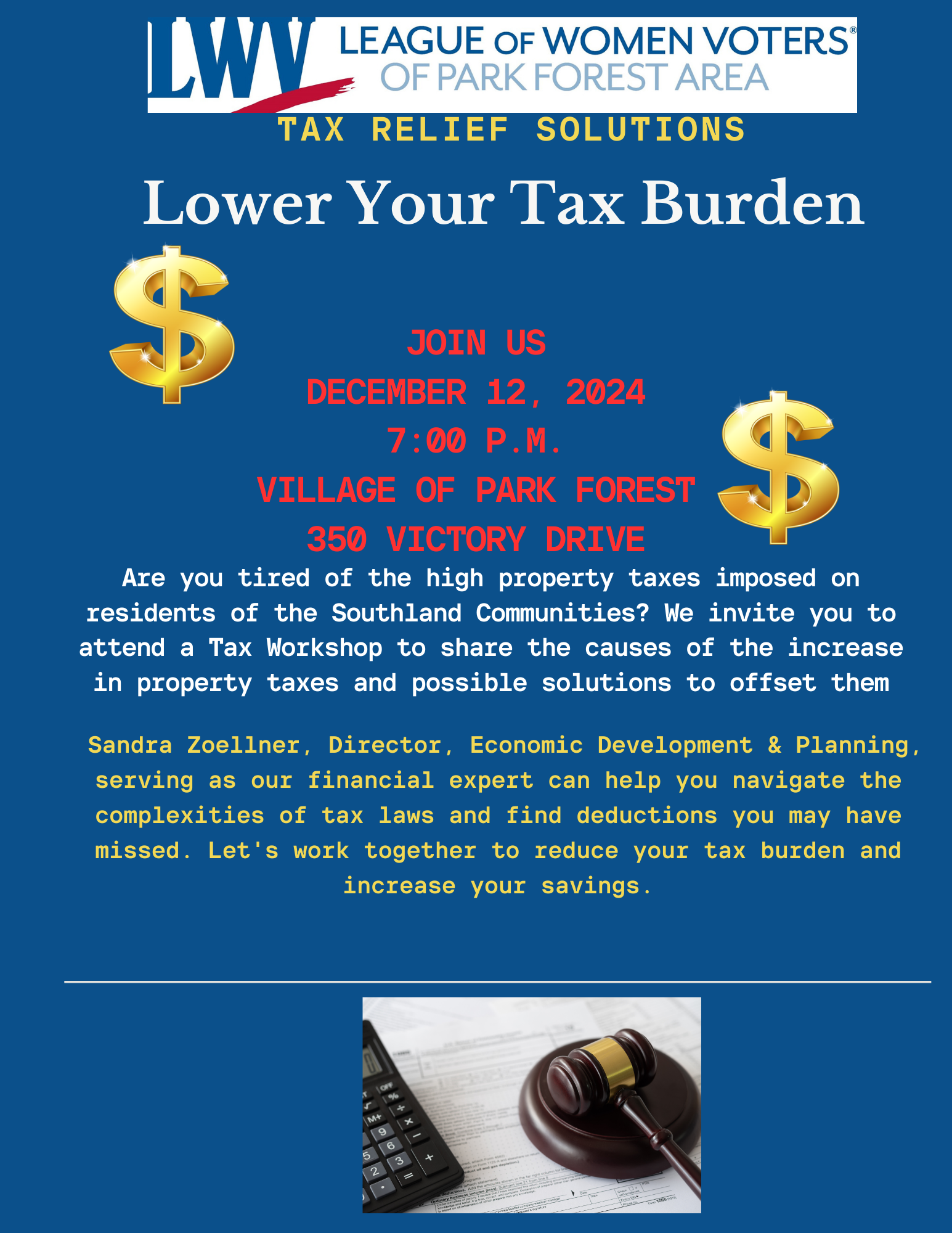 Presentation on lowering your tax burden