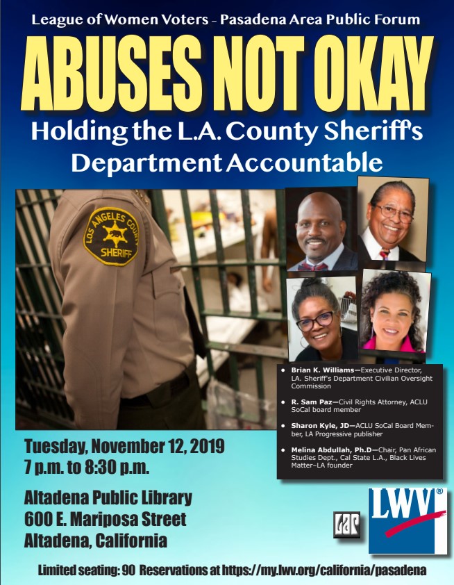 LWV-PA League Nite Nov 12, 2019 Image