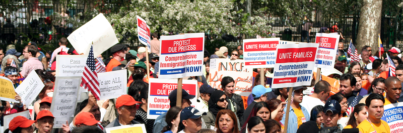 immigration rally